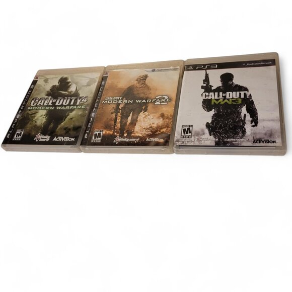 Call of Duty PS3 Lot: Call of Duty 4 Modern Warfare , MW 2, MW 3 - Complete Set! - Picture 2 of 11